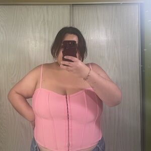 Pink Corset Top